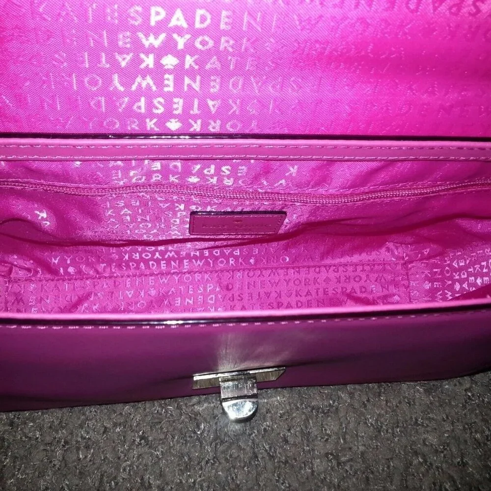 KATE SPADE-New York-Maple Court Jazmin-Pink Smooth Leather Crossbody-NWT - Picture 6 of 6